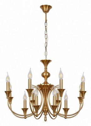 Подвесная люстра Arte Lamp Collinetta A4094LM-12PB в Игре - igra.ok-mebel.com | фото 2