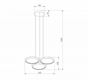 Подвесная люстра Eurosvet Crespella 90034/3 золото в Игре - igra.ok-mebel.com | фото 5