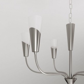 Подвесная люстра Eurosvet Rhyton 60167/6 никель в Игре - igra.ok-mebel.com | фото 8