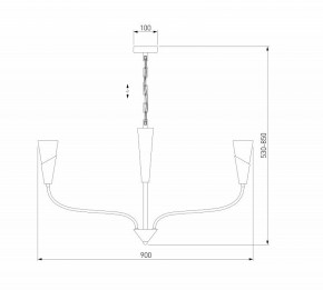 Подвесная люстра Eurosvet Rhyton 60167/8 никель в Игре - igra.ok-mebel.com | фото 6