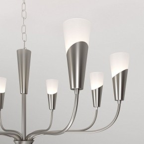 Подвесная люстра Eurosvet Rhyton 60167/8 никель в Игре - igra.ok-mebel.com | фото 7