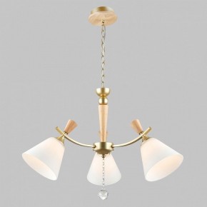 Подвесная люстра Imex MD.6132 MD.6132-3-P-GD+WOOD в Игре - igra.ok-mebel.com | фото 2