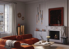 Подвесная люстра Maytoni Bubble dream MOD383PL-L40BBS3K в Игре - igra.ok-mebel.com | фото 5