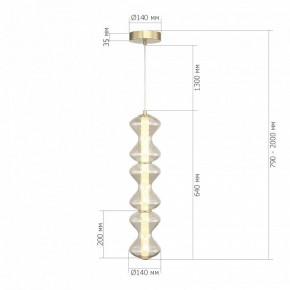 Подвесная люстра ST-Luce SPINE SL6136.213.01 в Игре - igra.ok-mebel.com | фото 4