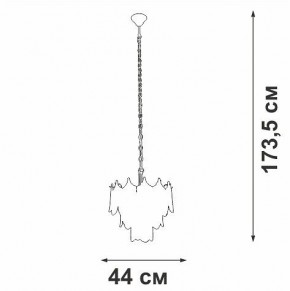 Подвесная люстра Vitaluce V58120 V58120-8/5 в Игре - igra.ok-mebel.com | фото 3