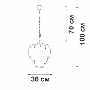 Подвесная люстра Vitaluce V5887 V5887-8/7 в Игре - igra.ok-mebel.com | фото 5