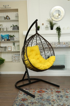 Подвесное кресло Бароло (коричневый/желтый) в Игре - igra.ok-mebel.com | фото