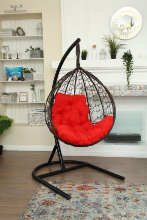 Подвесное кресло Бароло (коричневый/красный) в Игре - igra.ok-mebel.com | фото