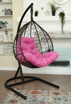Подвесное кресло-кокон Бароло (коричневый/черный) в Игре - igra.ok-mebel.com | фото