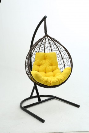 Подвесное кресло-кокон Бароло (коричневый/черный) в Игре - igra.ok-mebel.com | фото 7