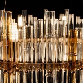 Подвесной светильник Arte Lamp Crystalla A4111LM-16GO в Игре - igra.ok-mebel.com | фото 6