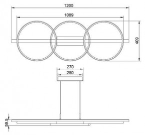 Подвесной светильник Arte Lamp Fluido A3913SP-24BK в Игре - igra.ok-mebel.com | фото 3