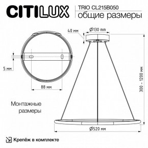 Подвесной светильник Citilux Trio CL215B050 в Игре - igra.ok-mebel.com | фото 9