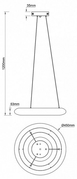Подвесной светильник Escada Soft 10258/1LED в Игре - igra.ok-mebel.com | фото 7