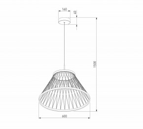 Подвесной светильник Eurosvet Cesta 40017/1 LED коричневый в Игре - igra.ok-mebel.com | фото 5