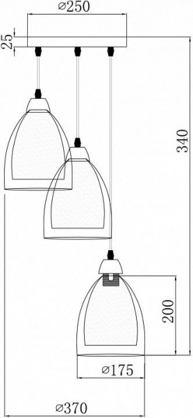 Подвесной светильник Freya Astery FR5375PL-03CH2 в Игре - igra.ok-mebel.com | фото 4