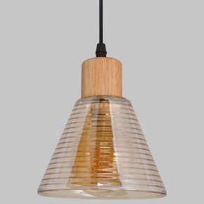 Подвесной светильник Imex MD.5870 MD.5870-1-P-WOOD+BK в Игре - igra.ok-mebel.com | фото