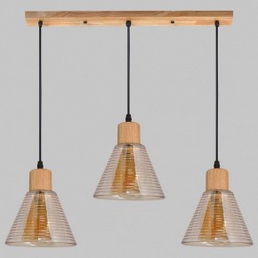 Подвесной светильник Imex MD.5870 MD.5870-3-P-WOOD+BK в Игре - igra.ok-mebel.com | фото