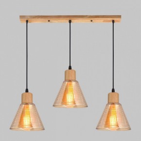 Подвесной светильник Imex MD.5870 MD.5870-3-P-WOOD+BK в Игре - igra.ok-mebel.com | фото 2