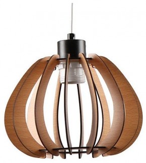 Подвесной светильник Imex MD.9012 MD.9012-1-P-BK+WOOD в Игре - igra.ok-mebel.com | фото