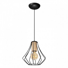 Подвесной светильник Imex MD.9050 MD.9050-1-P-BK+WOOD в Игре - igra.ok-mebel.com | фото 2