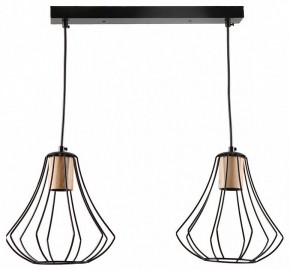 Подвесной светильник Imex MD.9050 MD.9050-2-P-BK+WOOD в Игре - igra.ok-mebel.com | фото
