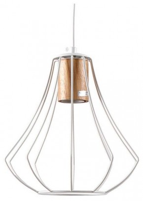 Подвесной светильник Imex MD.9052 MD.9052-1-P-WH+WOOD в Игре - igra.ok-mebel.com | фото