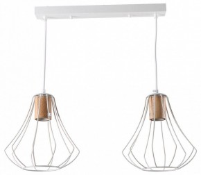 Подвесной светильник Imex MD.9052 MD.9052-2-P-WH+WOOD в Игре - igra.ok-mebel.com | фото