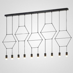 Подвесной светильник Imperiumloft Via Wireflow polyhedral Via01 в Игре - igra.ok-mebel.com | фото