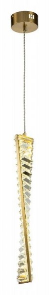 Подвесной светильник Indigo Frizzante 12015/1P Brass в Игре - igra.ok-mebel.com | фото 3