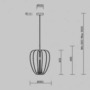 Подвесной светильник Maytoni Cambio MOD398PL-01GR в Игре - igra.ok-mebel.com | фото 6