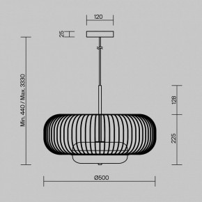 Подвесной светильник Maytoni Levitation MOD376PL-L30G3K в Игре - igra.ok-mebel.com | фото 5