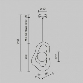 Подвесной светильник Maytoni Opus MOD380PL-01GR в Игре - igra.ok-mebel.com | фото 5