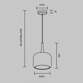 Подвесной светильник Maytoni Spirito MOD286PL-L18B3K в Игре - igra.ok-mebel.com | фото 10