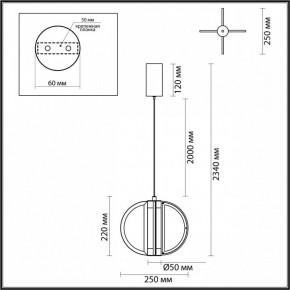 Подвесной светильник Odeon Light Toscana 5448/12L в Игре - igra.ok-mebel.com | фото 5