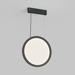 Подвесной светильник вертикальный VEIL, 25 Вт, ?450?1950 мм, LED 2700-6000K, IP20, пульт Д/У (в комплекте), черный, алюминий, акрил в Игре - igra.ok-mebel.com | фото