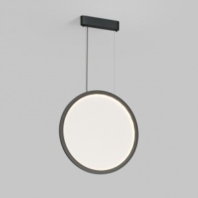 Подвесной светильник вертикальный VEIL, 35 Вт, ?600?2100 мм, LED 2700-6000K, IP20, пульт Д/У (в комплекте), черный, алюминий, акрил в Игре - igra.ok-mebel.com | фото