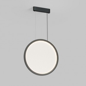 Подвесной светильник вертикальный VEIL, 35 Вт, ?600?2100 мм, LED 2700-6000K, IP20, пульт Д/У (в комплекте), черный, алюминий, акрил в Игре - igra.ok-mebel.com | фото 3