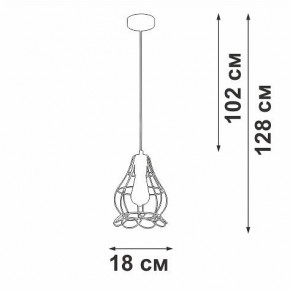 Подвесной светильник Vitaluce V2868 V2868-1/1S в Игре - igra.ok-mebel.com | фото 5