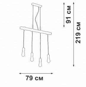 Подвесной светильник Vitaluce V47160 V47160-1/4S в Игре - igra.ok-mebel.com | фото 5