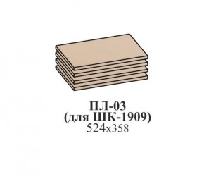 Полка ЭЙМИ ПЛ-03 (для ШК-1909) Гикори джексон в Игре - igra.ok-mebel.com | фото