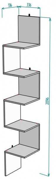 Полка S114 в Игре - igra.ok-mebel.com | фото 2