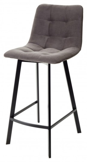 Полубарный стул CHILLI-QB SQUARE графит #14, велюр / черный каркас (H=66cm) М-City в Игре - igra.ok-mebel.com | фото