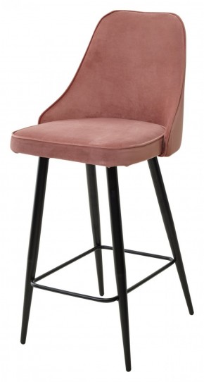 Полубарный стул NEPAL-PB РОЗОВЫЙ #15, велюр/ черный каркас (H=68cm) М-City в Игре - igra.ok-mebel.com | фото