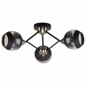 Потолочная люстра Imex MD.51851 MD.51851-3-S-BK+AB в Игре - igra.ok-mebel.com | фото