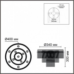 Потолочная люстра Lumion Spirals 6576/11CR в Игре - igra.ok-mebel.com | фото 4