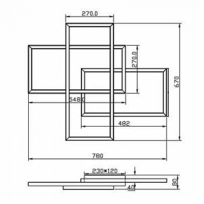 Потолочная люстра Maytoni Line MOD016CL-L80BK в Игре - igra.ok-mebel.com | фото 2