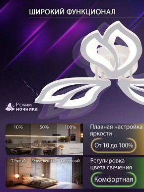 Потолочная люстра Natali Kovaltseva FORTUNA LED LAMPS 81107/2C в Игре - igra.ok-mebel.com | фото 5