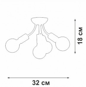 Потолочная люстра Vitaluce V3927 V3927-0/4PL в Игре - igra.ok-mebel.com | фото 6