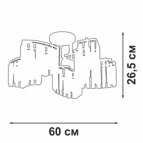 Потолочная люстра Vitaluce V5884 V5884-0/5PL в Игре - igra.ok-mebel.com | фото 3